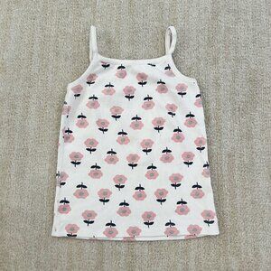 Hanna Andersson Girls Cotton Summer Floral Cami Top S